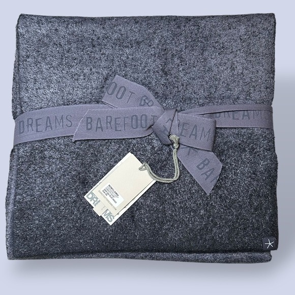 NEW Barefoot Dreams CozyChic Lite Confetti Scarf Deep Sea Blue Indigo Gift Idea! - Picture 1 of 5